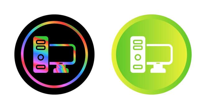 Computer Vector Icon