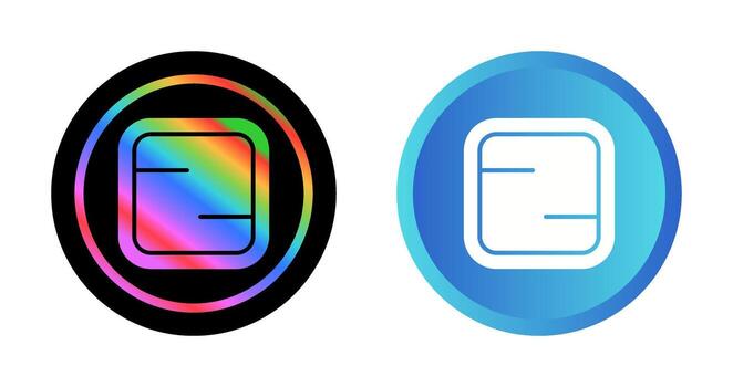 icono de vector cuadrado