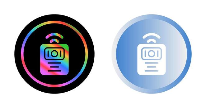 inalámbrico intercomunicador vector icono