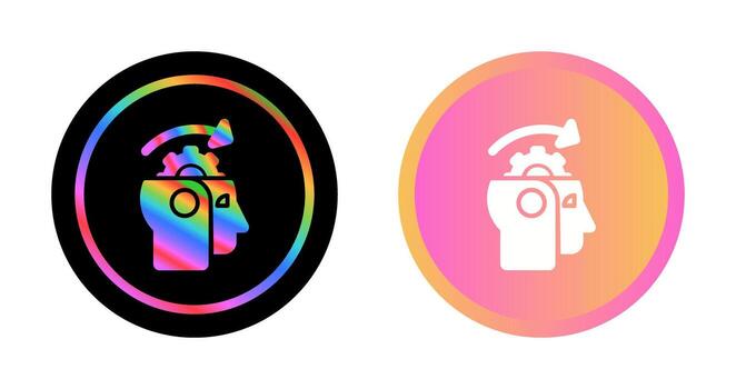 Machine Learning Vector Icon