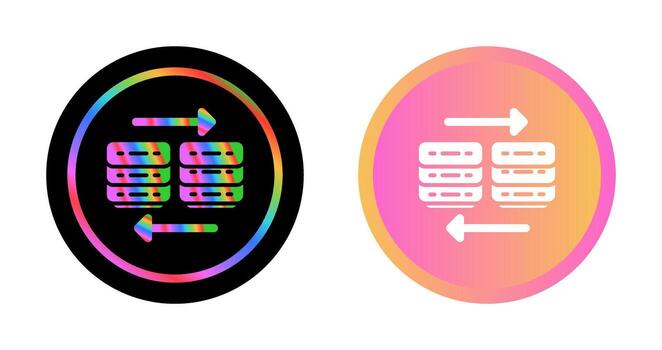 nube migración vector icono