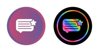 Feedback Vector Icon