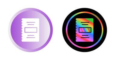 Notebook Vector Icon