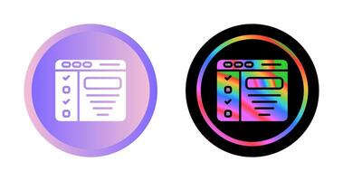 Design Brief Vector Icon