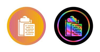 Document Paste Vector Icon