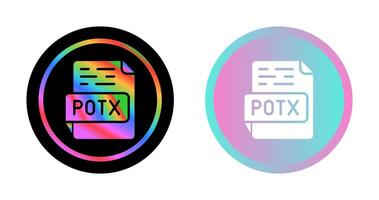 POTX Vector Icon