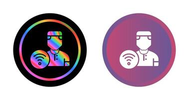 Wifi User Vector Icon