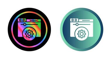 Hosting Control Panel Vector Icon