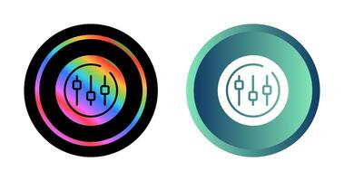 Music Equalizer Circle Vector Icon