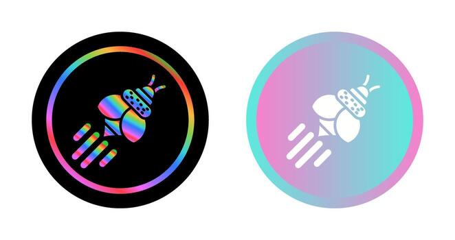 icono de vector de abeja