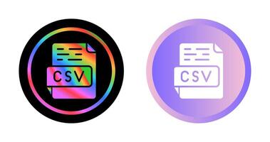 CSV Vector Icon