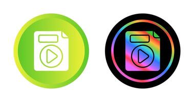 Video File Vector Icon