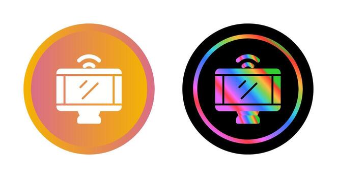 monitor de icono de vector