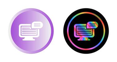 Computer Vector Icon