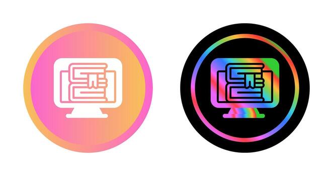 Computer Vector Icon