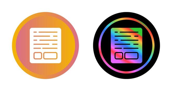 Document Vector Icon