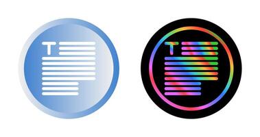Typography Vector Icon