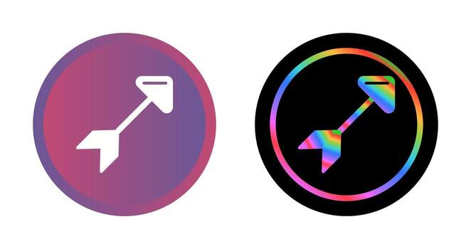 icono de flecha vector