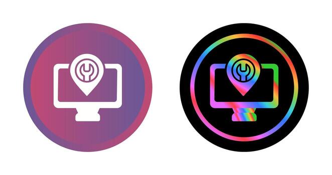 Computer Vector Icon