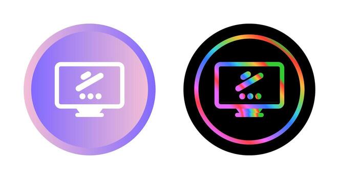 Desktop Vector Icon