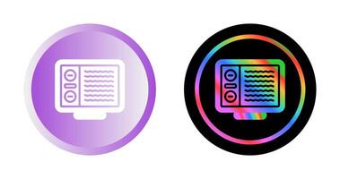 Desktop Computer Vector Icon