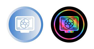 Color Wheel Vector Icon