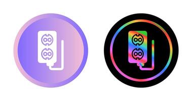 icono de vector de enchufe