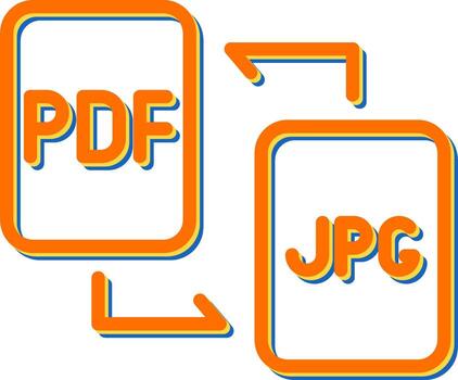 Document Conversion Vector Icon