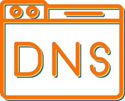 Domain DNS Management Vector Icon