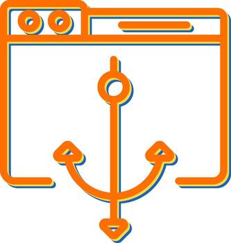 sitio web constructor vector icono