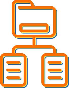 documento clasificación vector icono