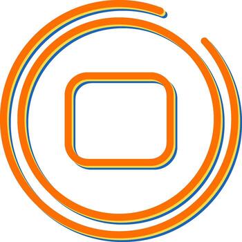 Stop Button Vector Icon