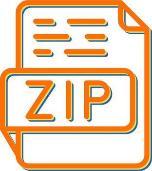 ZIP Vector Icon