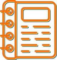 Spiral Notepad Vector Icon