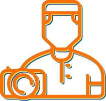 Camera man Vector Icon