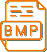 icono de vector de bmp