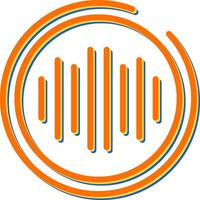 Audio Spectrum Vector Icon