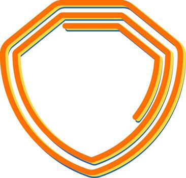 icono de vector de escudo