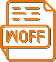 WOFF Vector Icon