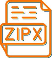 ZIPX Vector Icon