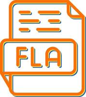 FLA Vector Icon