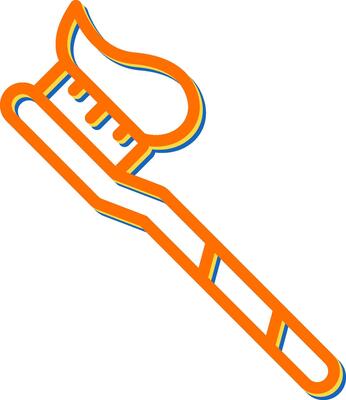 Toothpaste Vector Icon