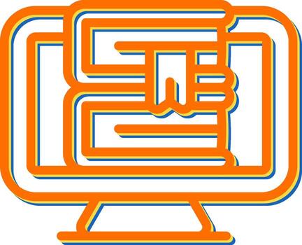 Computer Vector Icon