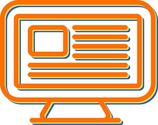 Computer Vector Icon