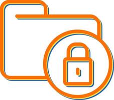 Secure Folder Vector Icon