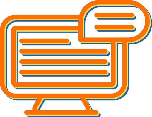 Computer Vector Icon