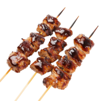 AI generated Yakitori isolated on transparent background png