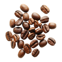 AI generated Coffee beans isolated on transparent background png