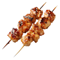 ai genererad yakitori isolerat på transparent bakgrund png