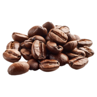 AI generated Coffee beans isolated on transparent background png